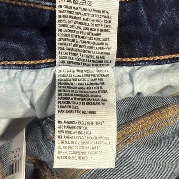 American Eagle Super Hi-Rise Jegging Jeans Women’s Sz 16 Next Level Stretch NWT - Picture 9 of 12